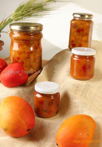 canned fruits(papaya and mango)