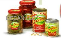 Canned vegetables