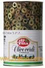 Sliced green olives