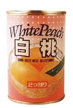 Canned White Peach