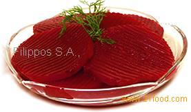 beets in slices
