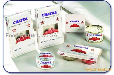 Chatka crab meat products