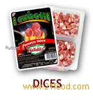 Dices pork
