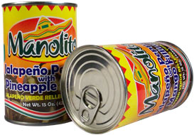 Jalape?o pepper with pineapple filling