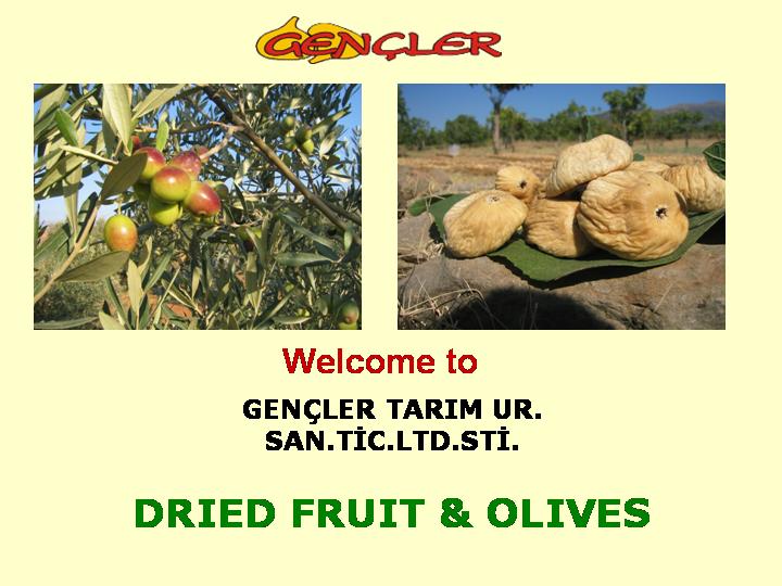 Dried figs from Turkey