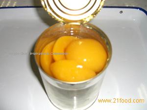 canned peach