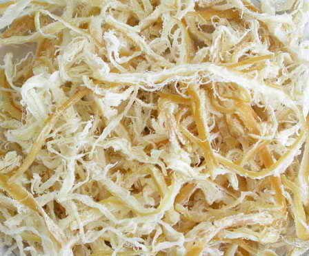 Dried squid sliver