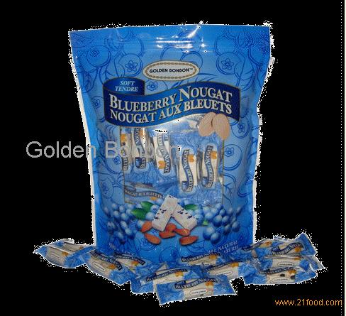 Soft Almond Nougat - Blueberry