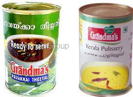 Canned Food VEGETABLE CURRIES
