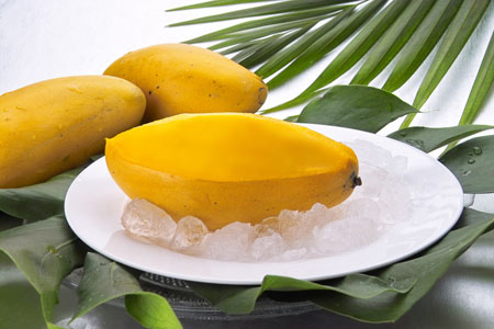 Mango sorbet