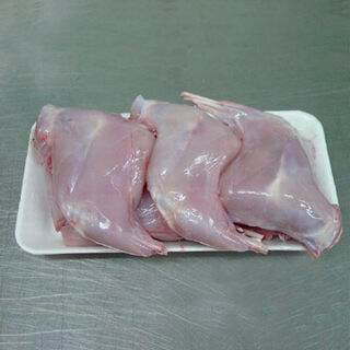 Frozen Rabbit Hind Leg Bone-In Skinless