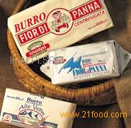 Pasteurised spun butter with