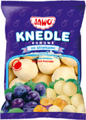 Polish potato dumplings filled with plums