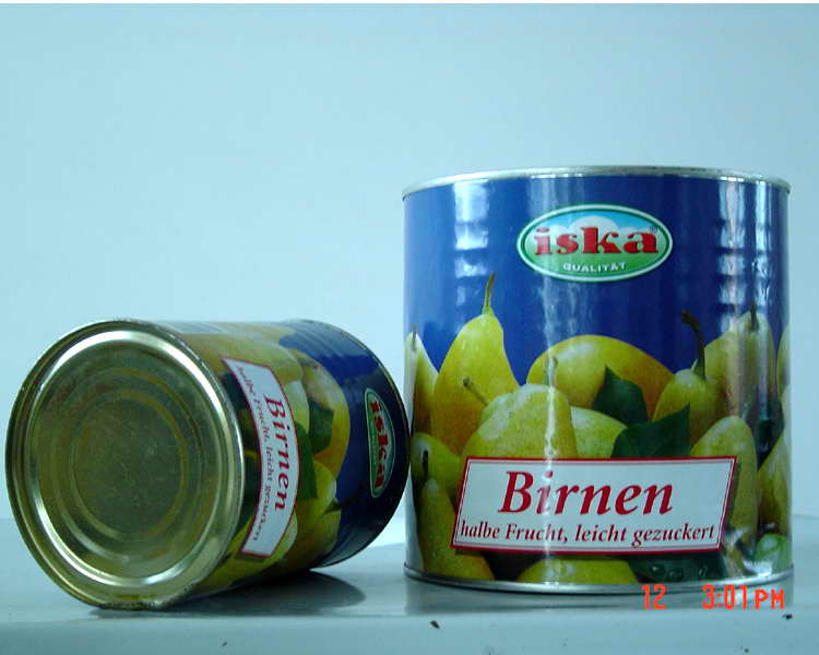 Canned pear