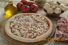 Ham and Mushroom Pizza