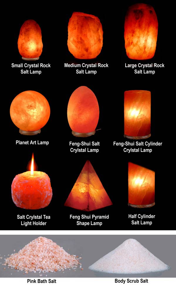 PINK CRYSTAL HIMALAYA ROCK SALT LAMPS/PRPDICTS
