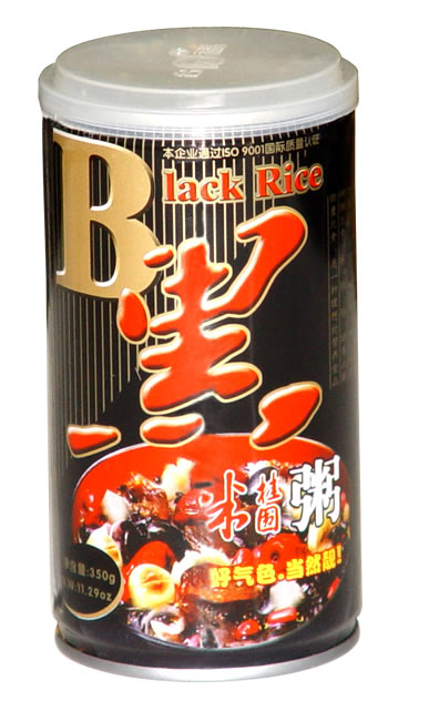 Black rice & longan porridge