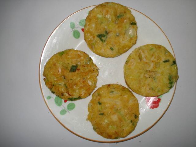 Bread-Crumbs Potherb Cabbages Pie