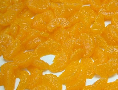 Canned mandarine orange