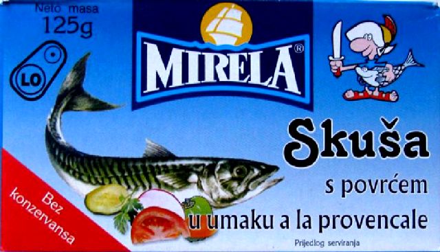 Mackerel with vegetables