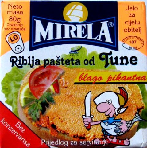 Fish PATE of tuna lightly piquant