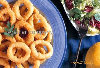 Rings of squid (fished and frozen)