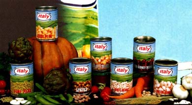 Italian Canned Vegetables And Legumes