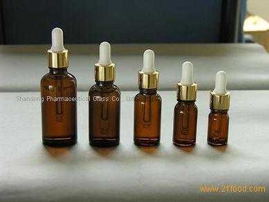 Amber drop dispensing bottle DIN PP18MM