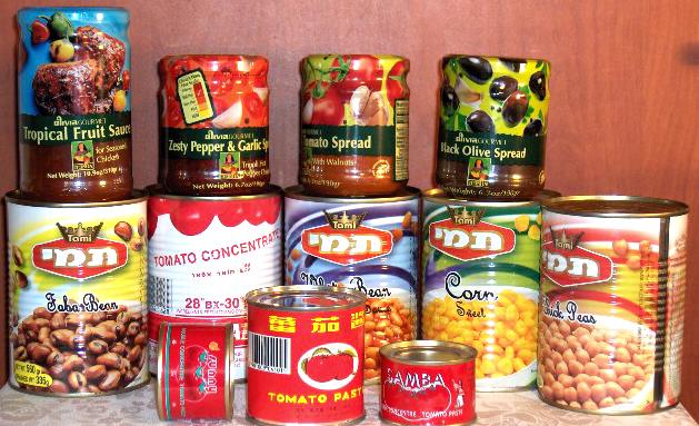 Canned vegetables