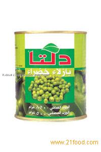 canned Green Peas
