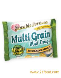 Sour Cream & Onion Multi Grain Mini Crisps - 100 Calorie - 80ct BULK