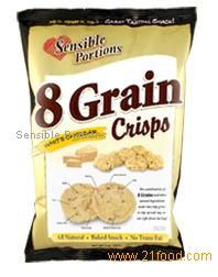 White Cheddar 8 Grain Crisps (3oz Bags)