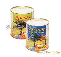 Pineapple tidbits in natural juice