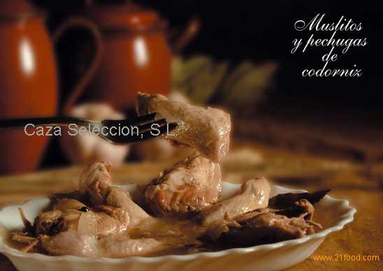 THIGH AND BREASTS OF QUAIL