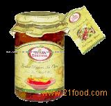 grilled bell pepper mixed in olive oil