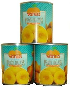 PEACHES IN CANS