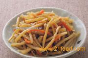 Sauteed burdock and carrot