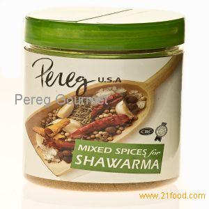 spices shawarma mixed