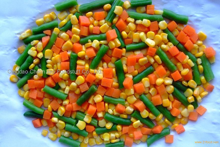 Frozen 3 way mixed vegetable