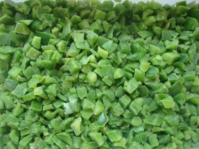 frozen green pepper diced,China yongqing price supplier - 21food