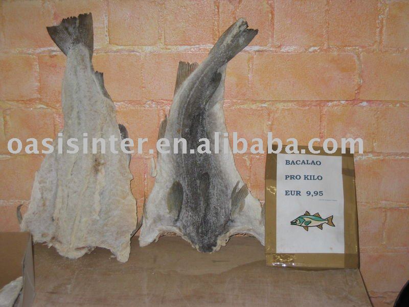 dry salted cod butterfly fillet