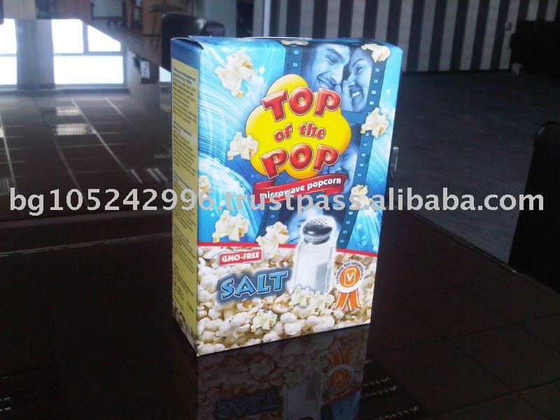 Microwave popcorn - Salt (3x100g) display box