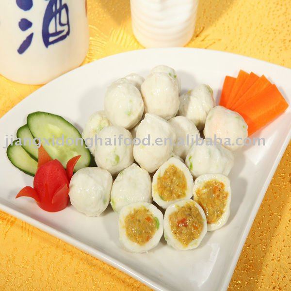 Japanese flavour Frozen whole fish ball(curry)
