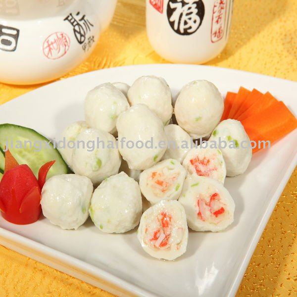 Japanese flavor whole fish ball(milk, crabstick)