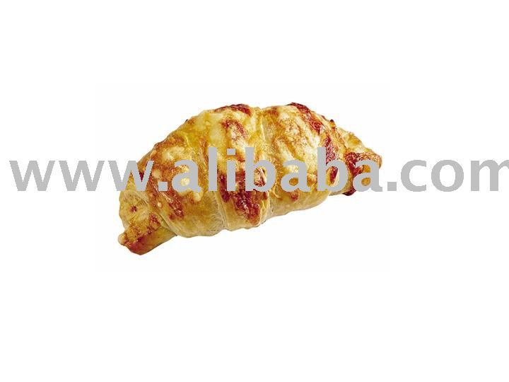 Butter Croissants with  Ham  and  Cheese  -  Deep Frozen