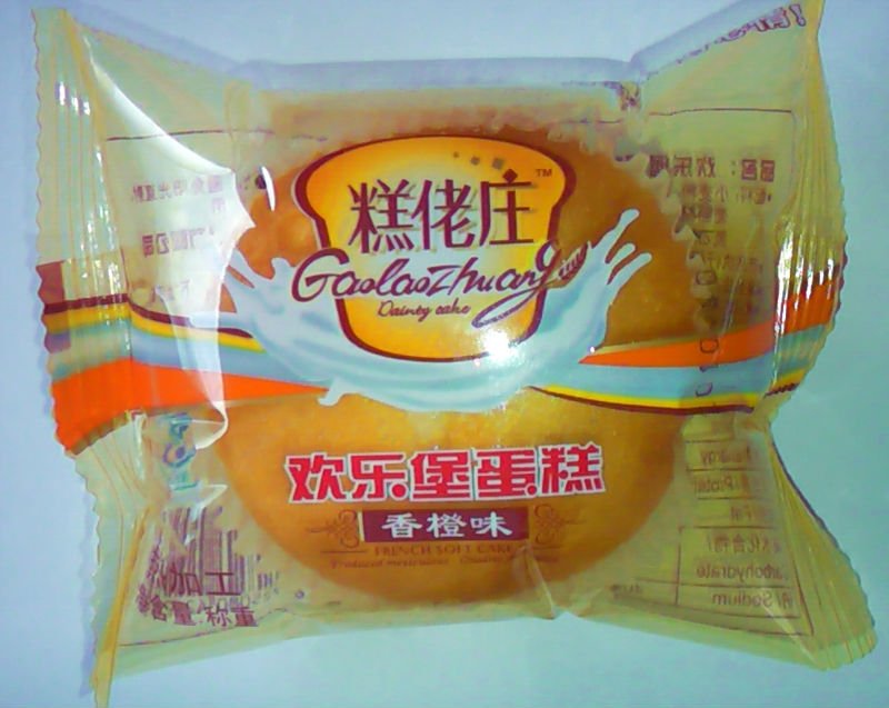 Low-fat soft egg cake snack food