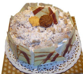 Espresso Mousse Meringue Gateau  cake