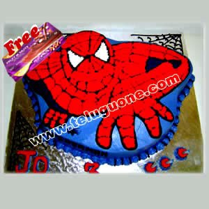  SPIDER   MAN  CAKE