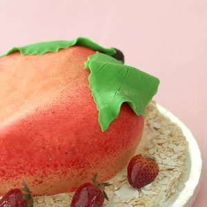 S13-Longevity Peach   Celebration   cake