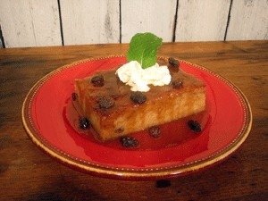 Bread Pudding with Rum Sauce